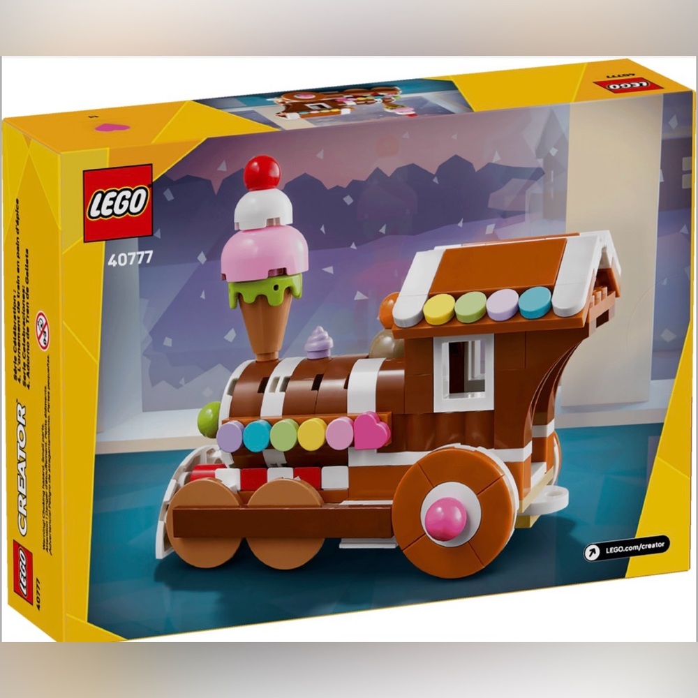 LEGO 40777 Gingerbread Train Ornament GWP Retired Set New in Box